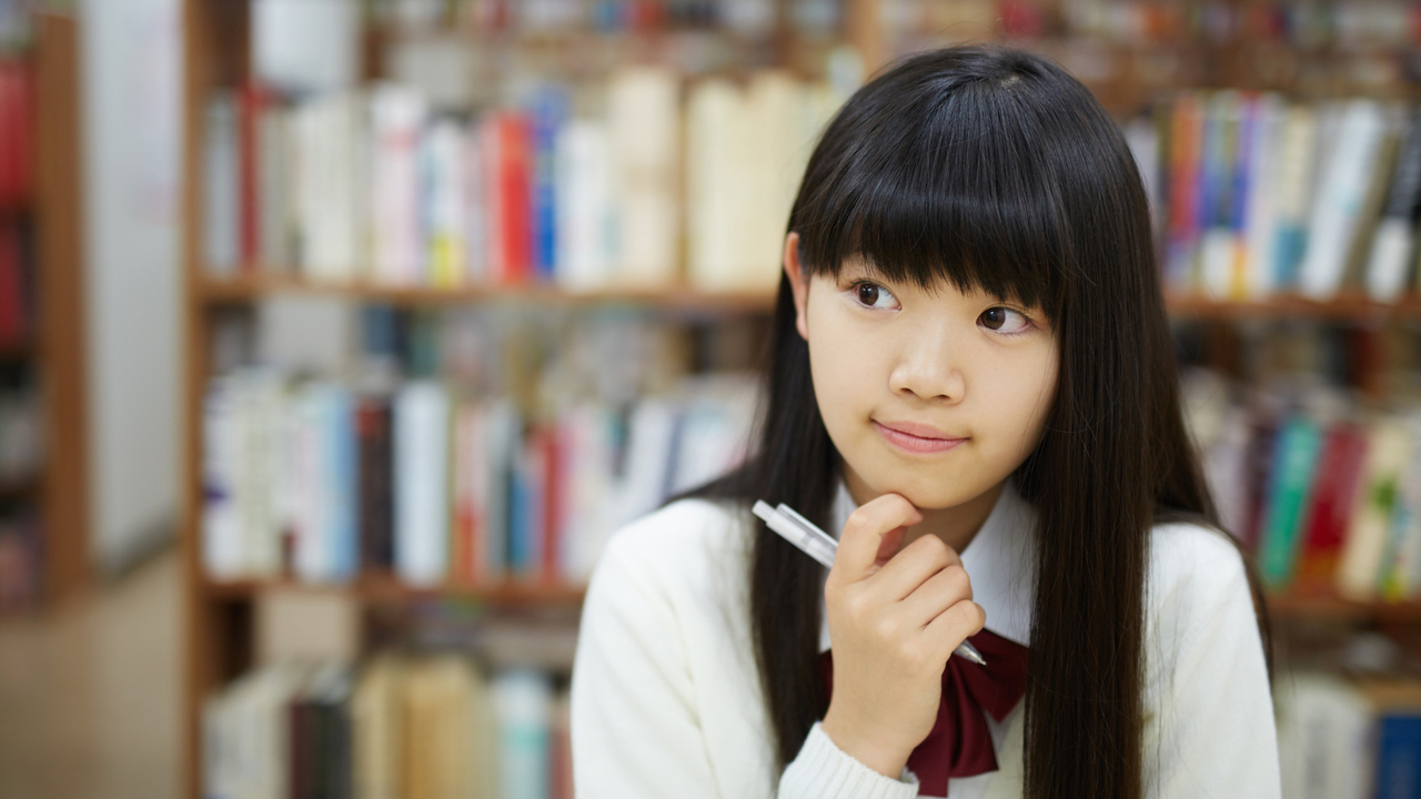 顎の骨格が整った中学生